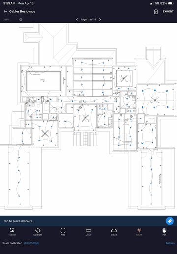 Using the entries tab to hide and manage entries