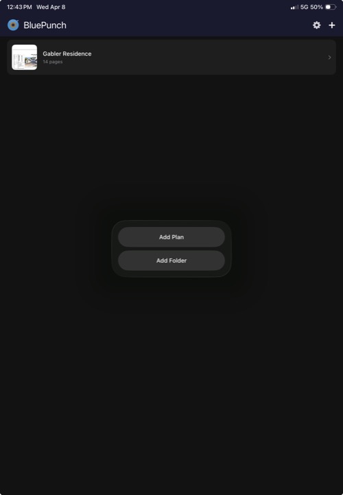 System file picker showing PDF files to import